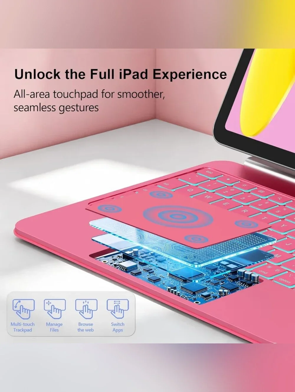 iPad Backlit Keyboard Case - 10th/11th Gen 10.9